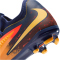 NIKE Jr. Phantom 6 Academy Erling Haaland FG/MG Fußballschuhe Kinder 800 - laser orange/lemon venom-blue 33