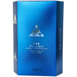 6er Pack JOOLA FLASH*** 40+ Tischtennisbälle white