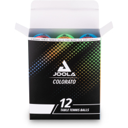 12er Pack JOOLA Colorato Tischtennisbälle