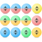 12er Pack JOOLA Colorato Tischtennisbälle