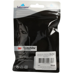 Salzmann 3M reflektierende Schnürsenkel 1001 - black