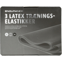 3er Pack ENDURANCE Latex Elastikbänder 8877 -...