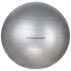 ENDURANCE Pilatesball 65 cm 8889 - silver 65 cm