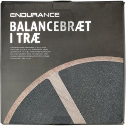 ENDURANCE Wooden Balanceboard Ø39,5 cm 1001 - black