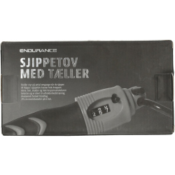 ENDURANCE Springseil mit Zähler 1001 - black