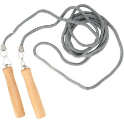 ENDURANCE Holzgriff Springseil 1004 - pearl grey