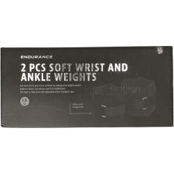 2er Pack ENDURANCE Gewichtsmanschetten 1 kg 1001 - black