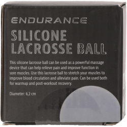 2er Pack ENDURANCE Silicone Lacrosseball 1012 - charcoal...