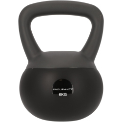 ENDURANCE Silicone Kettlebell 6 kg 1010 - frost gray