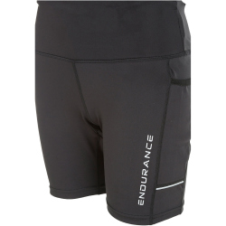 ENDURANCE Energy V2 kurze Laufleggings Damen 1001 - black 48