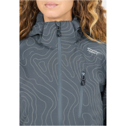 Weather Report Camelia AWG Allover Print Allwetterjacke Damen