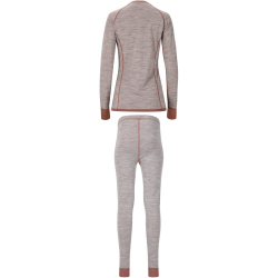 Whistler Binna Merinowolle Baselayer Skiunterwäsche-Set Damen