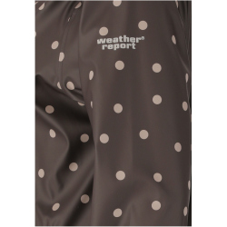 Weather Report Sunrise Allover Print PU Regenjacke Damen...