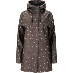Weather Report Sunrise Allover Print PU Regenjacke Damen 1283 - espresso 38