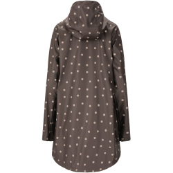 Weather Report Sunrise Allover Print PU Regenjacke Damen 1283 - espresso 38