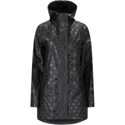 Weather Report Sunrise Allover Print PU Regenjacke Damen...