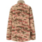 Whistler Ellison Printed Teddyfleece-Jacke Damen 1109 - burlwood 36