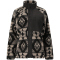 Whistler Ellison Printed Teddyfleece-Jacke Damen 1051 - asphalt 36