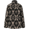Whistler Ellison Printed Teddyfleece-Jacke Damen 1051 - asphalt 36