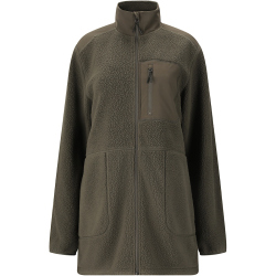 Whistler Felis Teddyfleece-Mantel Damen 1071 - black ink 38