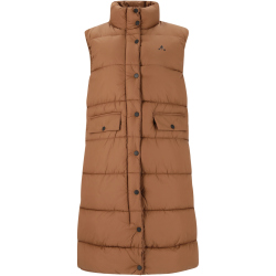 Whistler Amaretto lange Steppweste Damen 5322 - soft silt 36