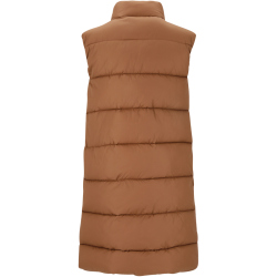 Whistler Amaretto lange Steppweste Damen 5322 - soft silt 36
