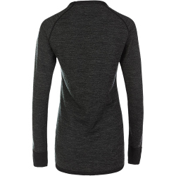 Whistler Brandi Merinowolle Baselayer langarm Skiunterhemd Damen 1011 - dark grey melange 36