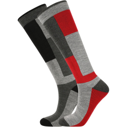 2er Pack Whistler Corsicana Skisocken 4367 - true red 35-38