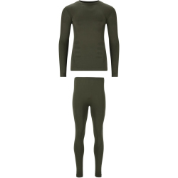 Whistler Pree Seamless Unterwäsche-Set Herren 1071 - black ink S/M