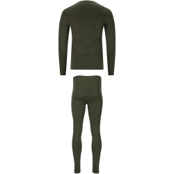 Whistler Pree Seamless Unterwäsche-Set Herren 1071 - black ink S/M