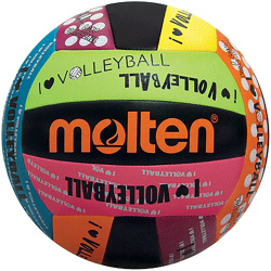 10er Ballpaket molten MS-500-LUV Volleyball bunt