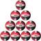 10er Ballpaket Baden ACE Volleyball weiß/rot/schwarz 5