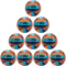 10er Ballpaket JOMA J-Pro Volleyball 883 - flourkorall 5