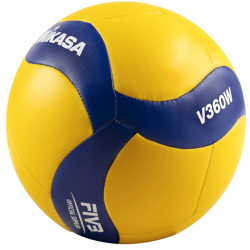 10er Ballpaket MIKASA V360W Volleyball 000 - blau/gelb 5
