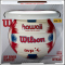 10er Ballpaket Wilson Hawaii Beach Volleyball und Frisbee Set 39043 - weiss 5