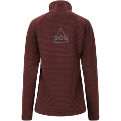 SOS Muju V1 Midlayer Jacke Damen 5094 - deep mahogany L