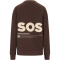 SOS Bovec Crew Neck Sweatshirt Damen 5104 - coffee bean XS