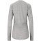 SOS Nuuk Woll Baselayer langes Skiunterhemd Damen 1005 - light grey melange XS