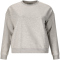 Q SPORTSWEAR Ingelina Crew Neck Sweatshirt Damen 1005 - light grey melange 42