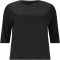 Q SPORTSWEAR Jenirei Soft Touch 3/4-Trainingsshirt Damen 1001 - black 48