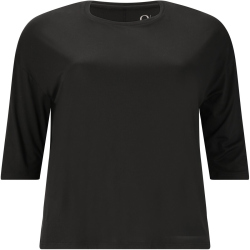 Q SPORTSWEAR Jenirei Soft Touch 3/4-Trainingsshirt Damen 1001 - black 50