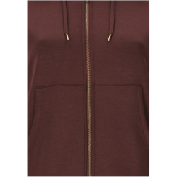 Q SPORTSWEAR Tiamo Kapuzenjacke Damen 4241 - fudge 44