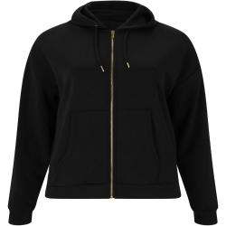 Q SPORTSWEAR Tiamo Kapuzenjacke Damen 1001 - black 44