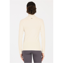 Athlecia Cozi Seamless 1/2-Zip Midlayer Damen 1145 - whisper white S/M