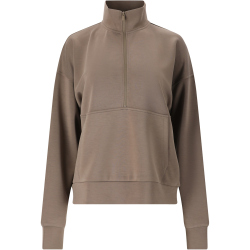 Athlecia Jillnana 1/2-Zip Sweatshirt Damen 1292 - greige 34