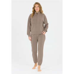Athlecia Jillnana 1/2-Zip Sweatshirt Damen 1292 - greige 34