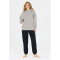 Athlecia Larisa Hoodie Damen 1005 - light grey melange 34