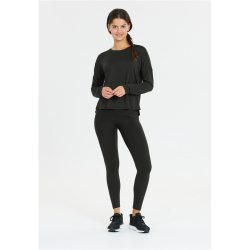 Athlecia Pacy langarm Trainingsshirt Damen 1001 - black 34
