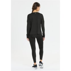 Athlecia Pacy langarm Trainingsshirt Damen 1001 - black 34