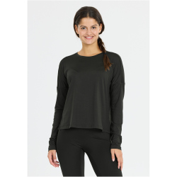 Athlecia Pacy langarm Trainingsshirt Damen 1001 - black 34
